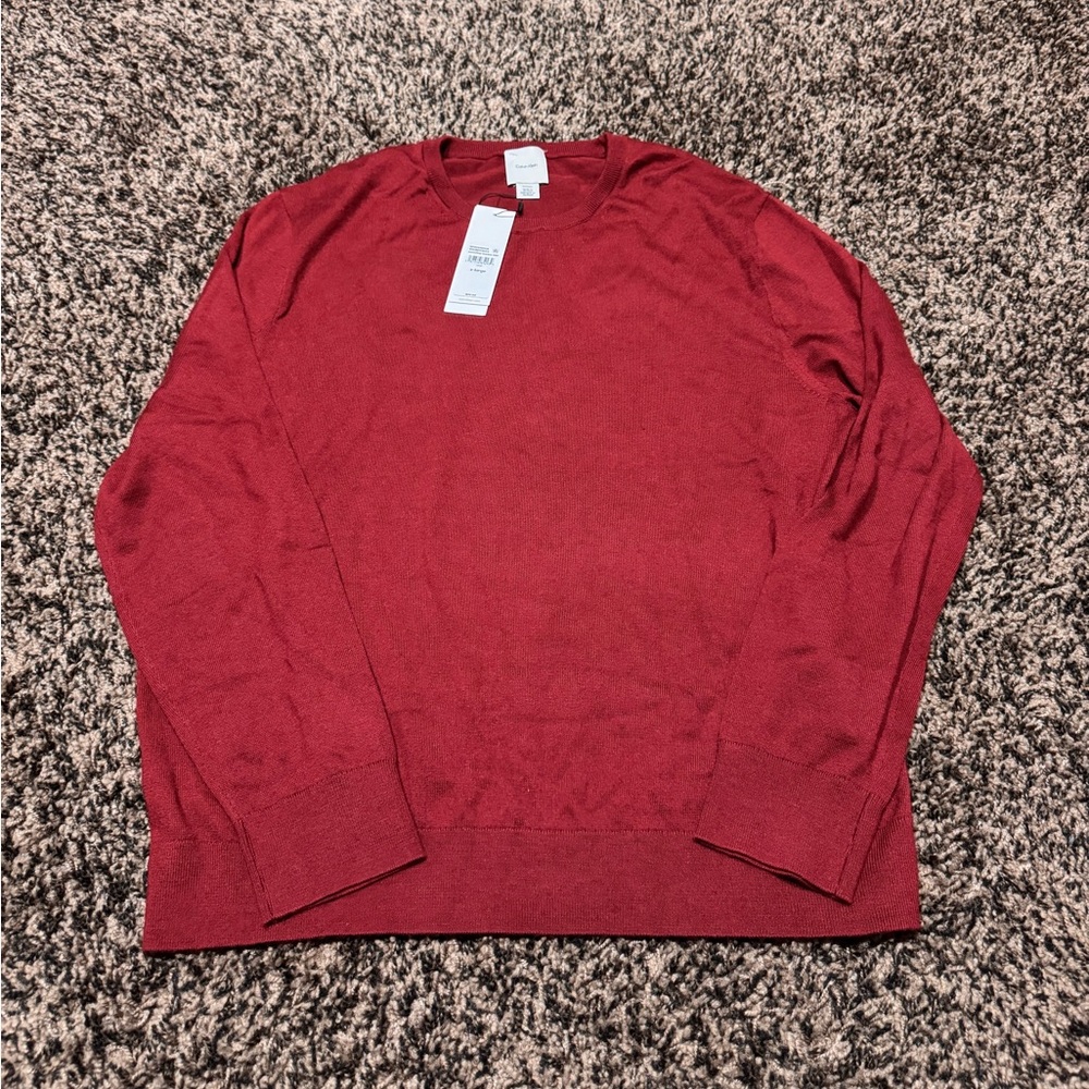 Calvin Klein nwt mens merino wool blend sweater size xl